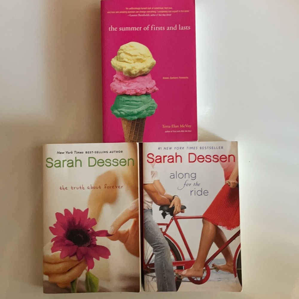 Teen Fiction Paperback Novels - Sarah Dessen and Terra McVoy